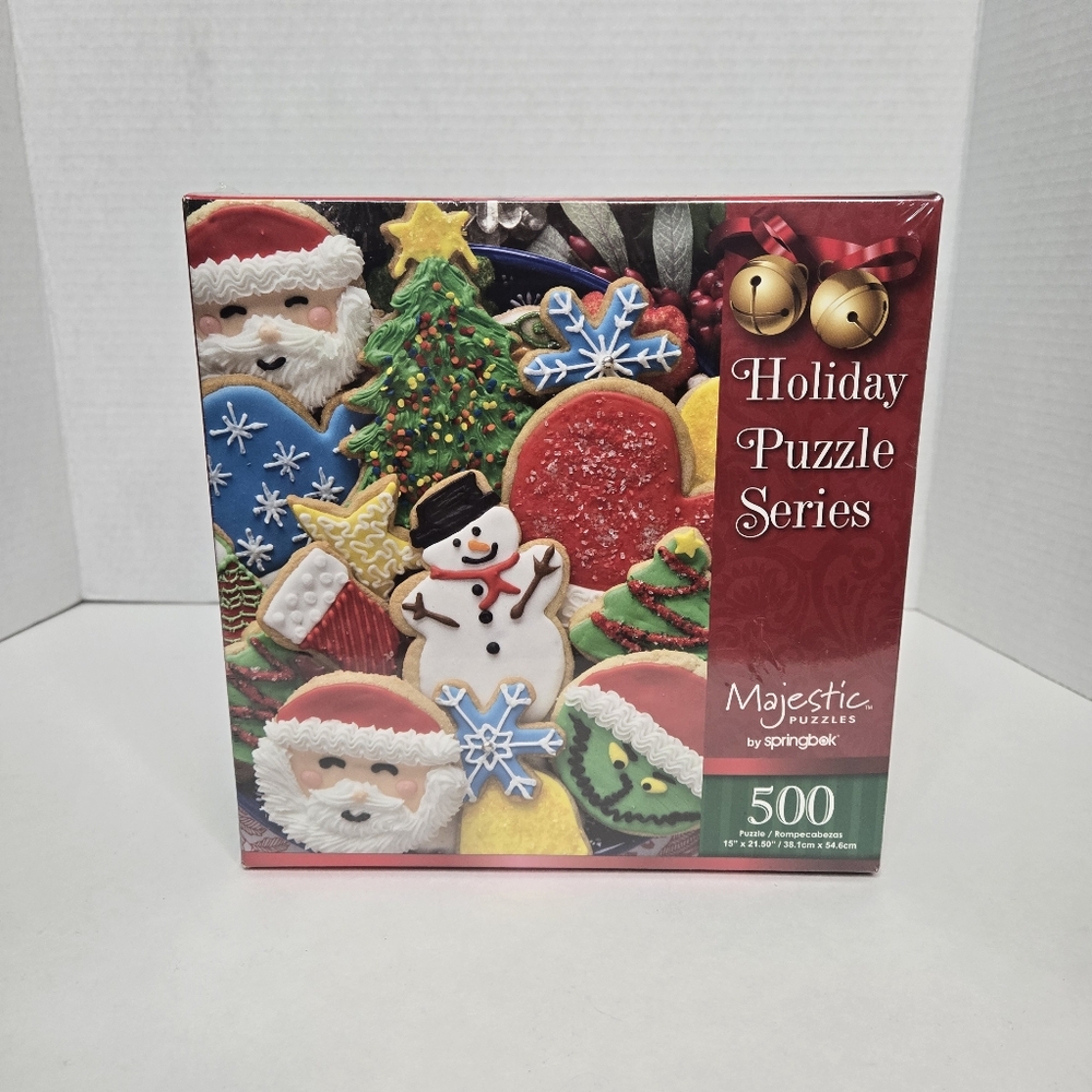 Majestic by Springbok Holiday Puzzle Series "Christmas Cookies" 500 Piece NEW
